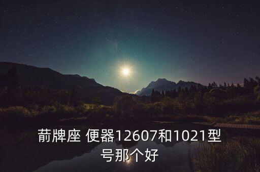 葥牌座 便器12607和1021型號那個(gè)好