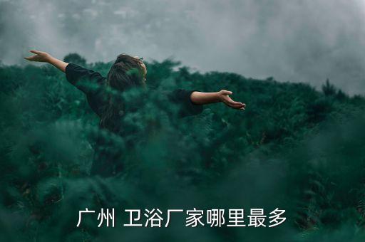 廣州 衛(wèi)浴廠家哪里最多