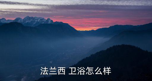 法蘭西 衛(wèi)浴怎么樣