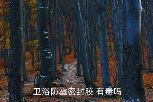  衛(wèi)浴防霉密封膠 有毒嗎
