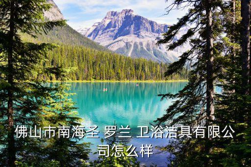 佛山市南海圣 羅蘭 衛(wèi)浴潔具有限公司怎么樣