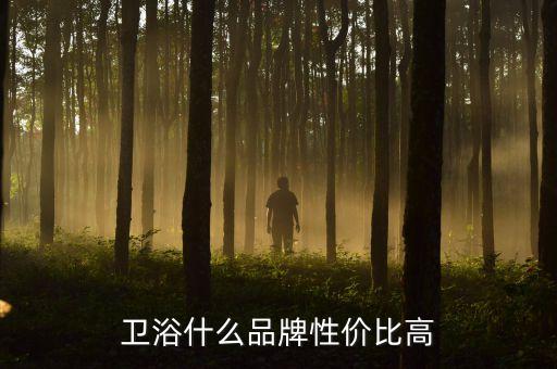 衛(wèi)浴什么品牌性價比高
