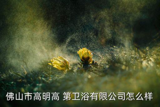 高第衛(wèi)浴成都電話,佛山高明高第衛(wèi)浴有限公司處于開(kāi)業(yè)狀態(tài)
