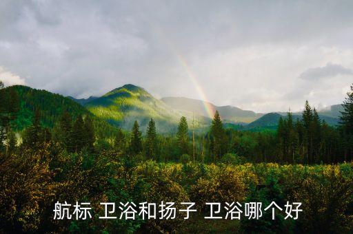  航標(biāo) 衛(wèi)浴和揚子 衛(wèi)浴哪個好