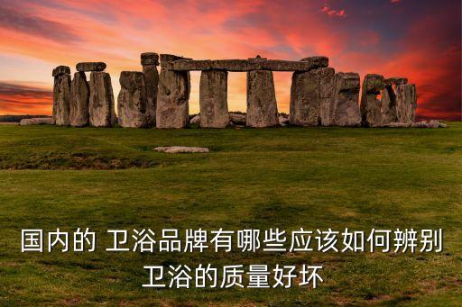 國內(nèi)的 衛(wèi)浴品牌有哪些應(yīng)該如何辨別 衛(wèi)浴的質(zhì)量好壞