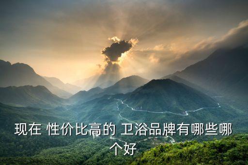 現(xiàn)在 性價比高的 衛(wèi)浴品牌有哪些哪個好