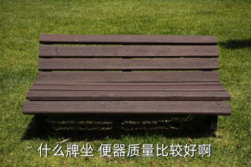 什么牌坐 便器質(zhì)量比較好啊