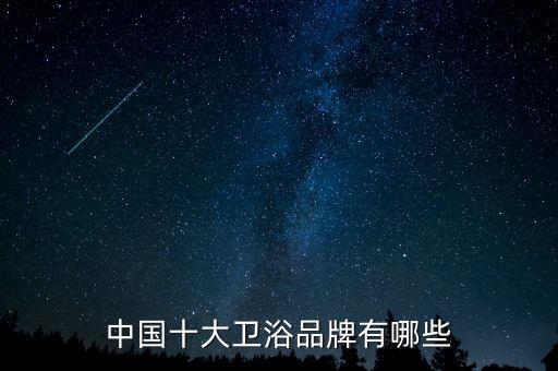 中國十大衛(wèi)浴品牌有哪些