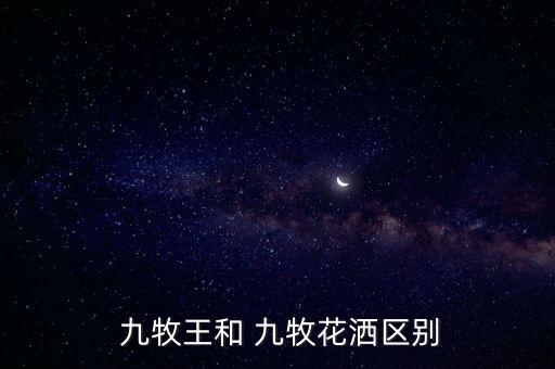  九牧王和 九牧花灑區(qū)別