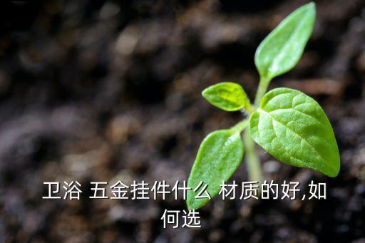 衛(wèi)浴五金什么材質(zhì)好,衛(wèi)生五金知多少?問與答（20）
