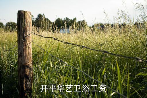 開平華藝衛(wèi)浴工資