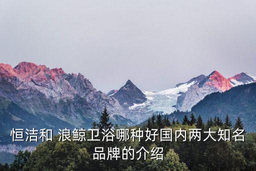 浪鯨衛(wèi)浴有哪些系列品牌,浪鯨馬桶有哪些系列