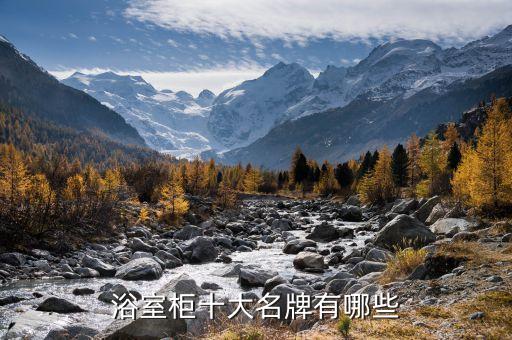 浴室柜十大名牌有哪些