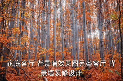 家庭客廳 背景墻效果圖另類客廳 背景墻裝修設(shè)計(jì)
