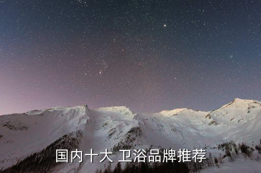 國(guó)內(nèi)十大 衛(wèi)浴品牌推薦