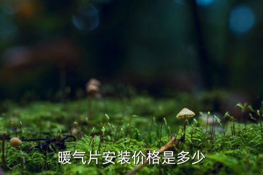 暖氣片安裝價格是多少