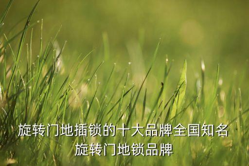  旋轉(zhuǎn)門地插鎖的十大品牌全國知名 旋轉(zhuǎn)門地鎖品牌