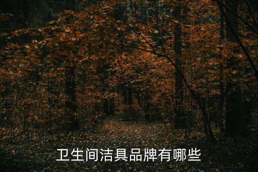 衛(wèi)生間潔具品牌有哪些