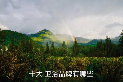 十大 衛(wèi)浴品牌有哪些