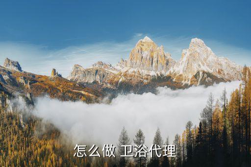 怎么做 衛(wèi)浴代理
