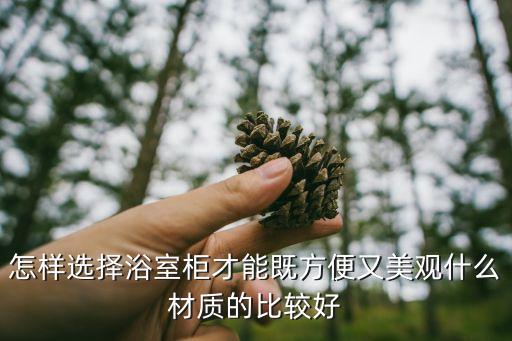 怎樣選擇浴室柜才能既方便又美觀什么材質(zhì)的比較好
