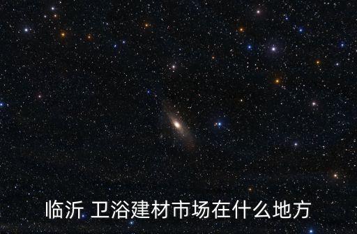 臨沂 衛(wèi)浴建材市場在什么地方