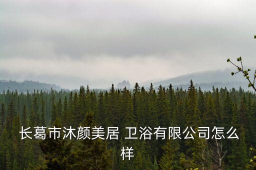  長葛市沐顏美居 衛(wèi)浴有限公司怎么樣