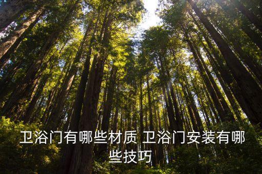  衛(wèi)浴門有哪些材質(zhì) 衛(wèi)浴門安裝有哪些技巧