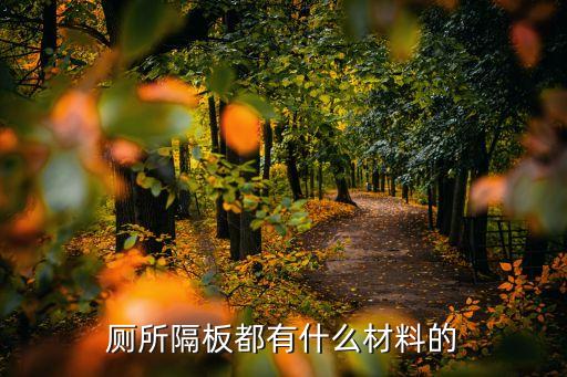 廁所隔板都有什么材料的