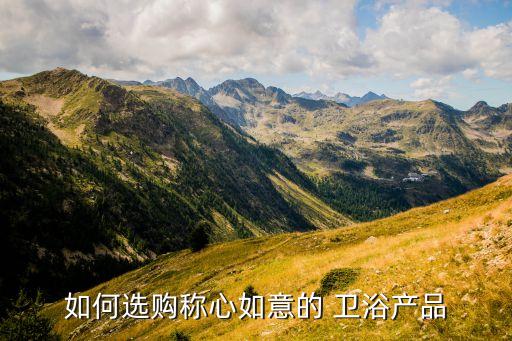 如何選購稱心如意的 衛(wèi)浴產(chǎn)品