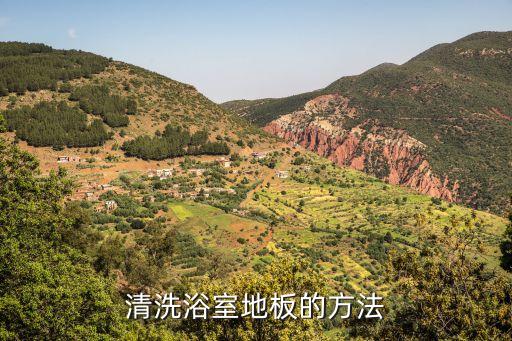 清洗浴室地板的方法