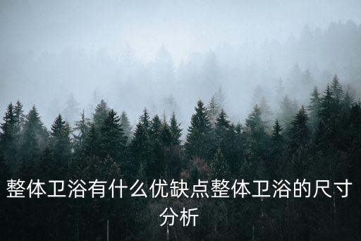 整體衛(wèi)浴有什么優(yōu)缺點(diǎn)整體衛(wèi)浴的尺寸分析