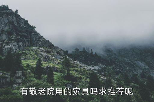 有敬老院用的家具嗎求推薦呢