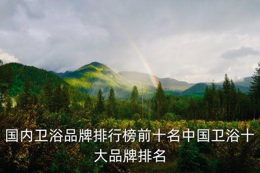 國內(nèi)衛(wèi)浴品牌排行榜前十名中國衛(wèi)浴十大品牌排名