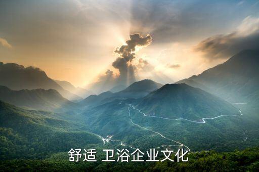 舒適 衛(wèi)浴企業(yè)文化