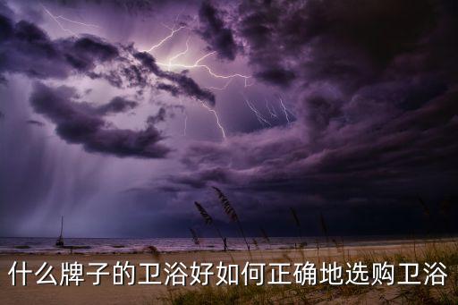 什么牌子的衛(wèi)浴好如何正確地選購(gòu)衛(wèi)浴