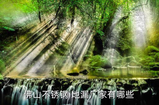 佛山不銹鋼 地漏廠家有哪些