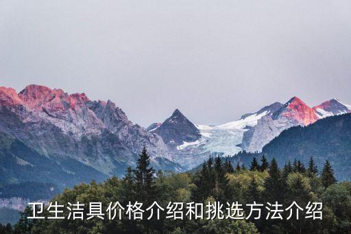 衛(wèi)生潔具價格介紹和挑選方法介紹