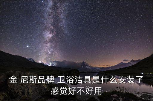 金 尼斯品牌 衛(wèi)浴潔具是什么安裝了感覺好不好用