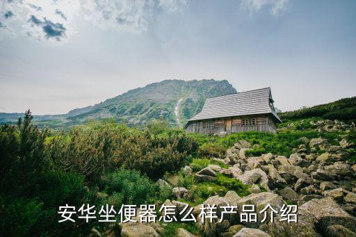 安華坐便器怎么樣產(chǎn)品介紹