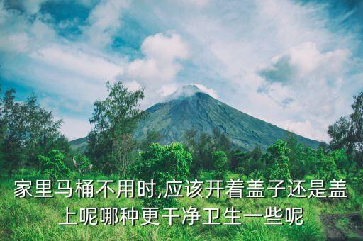 家里馬桶不用時,應(yīng)該開著蓋子還是蓋上呢哪種更干凈衛(wèi)生一些呢