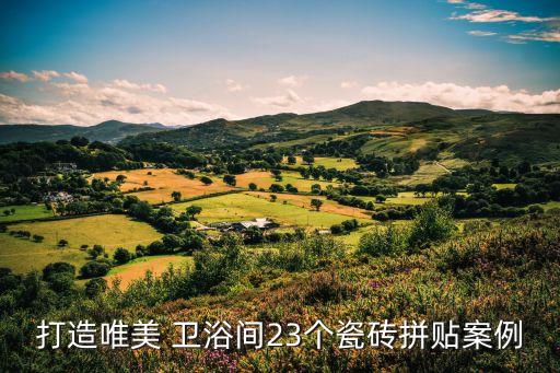 打造唯美 衛(wèi)浴間23個(gè)瓷磚拼貼案例