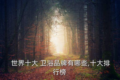 toto衛(wèi)浴是世界品牌嗎