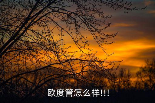  歐度管怎么樣!!!