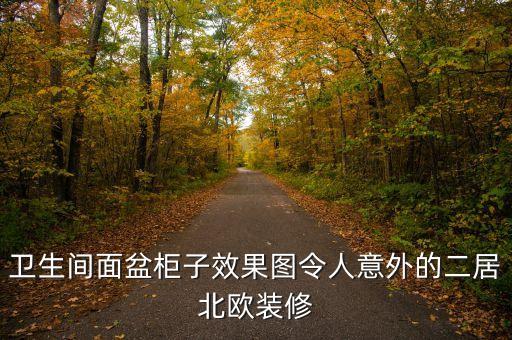 衛(wèi)生間面盆柜子效果圖令人意外的二居北歐裝修
