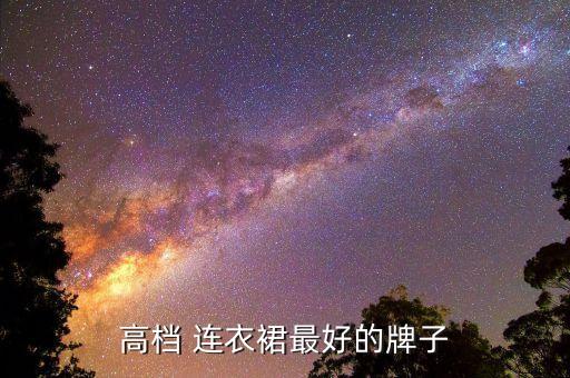 高檔 連衣裙最好的牌子