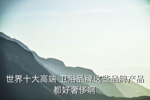 金臣衛(wèi)浴品牌定位是什么