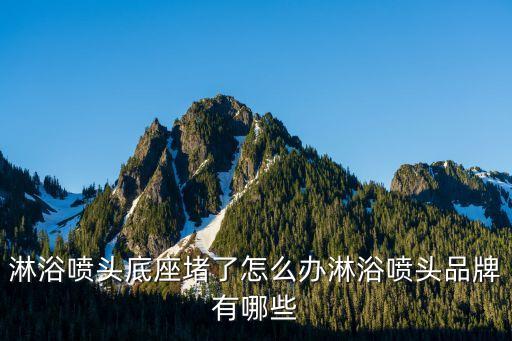 淋浴噴頭底座堵了怎么辦淋浴噴頭品牌有哪些