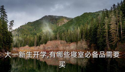 大一新生開學(xué),有哪些寢室必備品需要買