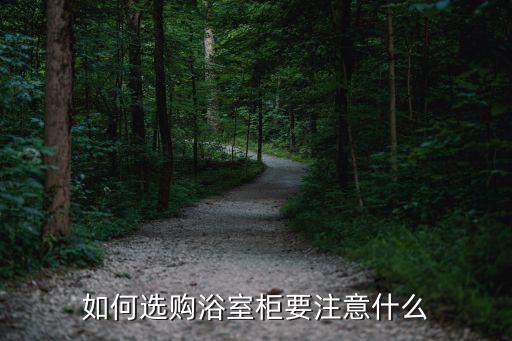 如何選購(gòu)浴室柜要注意什么